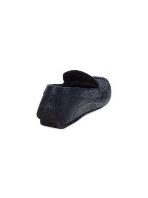 Steve Madden
Donte Snake Embossed Leather Driving Moccasins