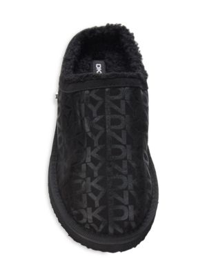 DKNY
Willie Logo Faux Shearling Slippers