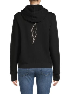 ZADIG & VOLTAIRE
Flashlight Zip Front Hoodie