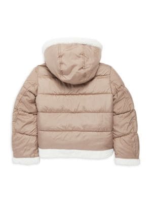 Sam Edelman
Little Girl’s Faux Sherpa Puffer Jacket
