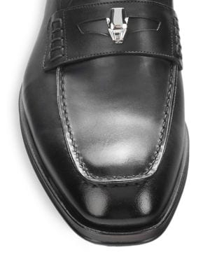 cavalli CLASS
Leather Penny Loafers