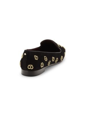kate spade new york
Embroidered Suede Loafers