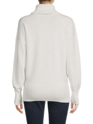 Sonia Rykiel
Fringe Trim Turtleneck Sweater