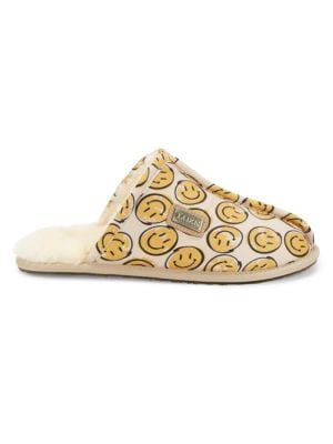Australia Luxe Collective
Smile Graphic Satin Mule Slippers