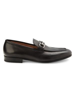 Salvatore Ferragamo
Gancini Leather Bit Loafers