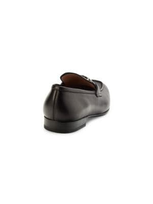 Salvatore Ferragamo
Gancini Leather Bit Loafers