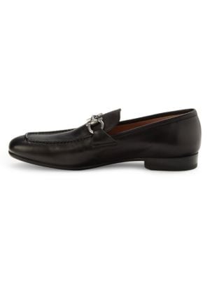 Salvatore Ferragamo
Gancini Leather Bit Loafers