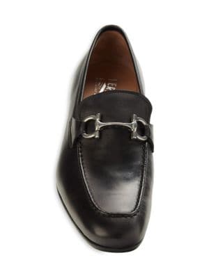 Salvatore Ferragamo
Gancini Leather Bit Loafers