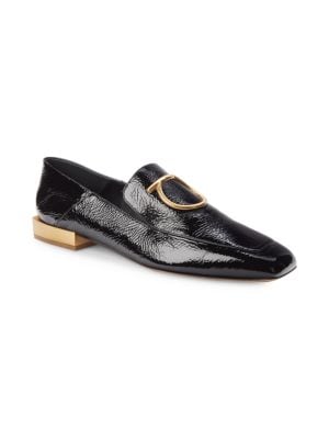Salvatore Ferragamo
Lana Textured Leather Loafers