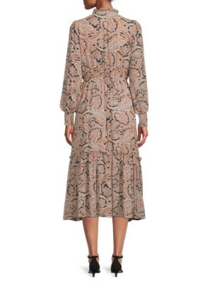 T Tahari
Ethnic, Print, Fit, &, Flare, Midi, Dress