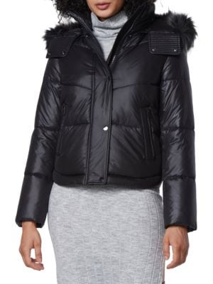 Andrew Marc
Minna Hooded Faux Fur Puffer Jacket