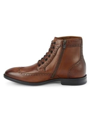 Kenneth Cole New York
Emmet Leather High Top Wingtip Boots