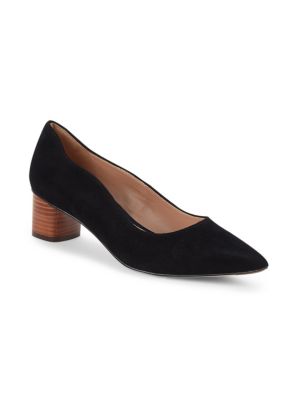 Cole Haan
Stacked Heel Suede Pumps