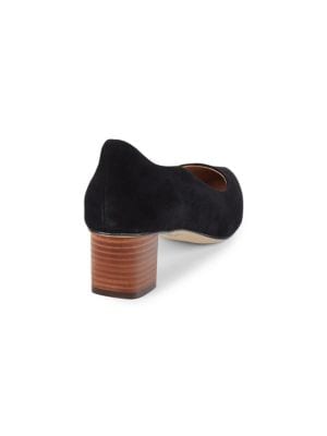 Cole Haan
Stacked Heel Suede Pumps