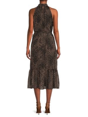 Tahari
Leopard Print Midi Dress