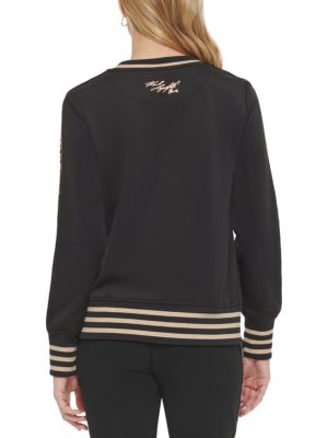Karl Lagerfeld Paris
Tape Crewneck Sweatshirt