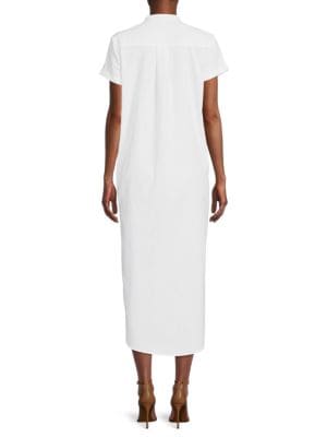 Saks Fifth Avenue
Pocket Detail Linen Blend Midi Dress