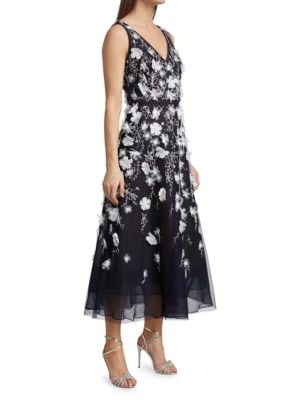 Marchesa Notte
Embellished Midi Dress
