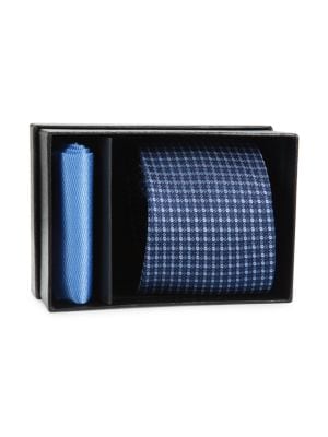Saks Fifth Avenue
2-Piece PatternedSilkTie & Pocket Square Set