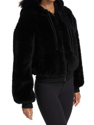 Blanc Noir
Reversible Faux Fur Hoodie