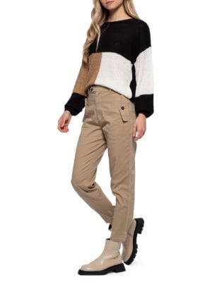 blu pepper
Colorblock Drop Shoulder Sweater