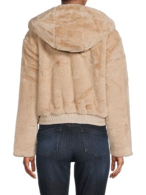 Catherine Malandrino
Hooded Faux Fur Jacket