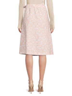 Saks Fifth Avenue
Floral Linen Blend A Line Skirt