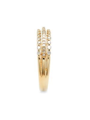 Saks Fifth Avenue
14K Yellow Gold & 0.33 TCW Diamond Ring