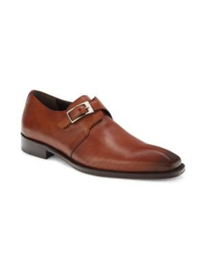 Mezlan
Leather Monk Strap Derby Shoes