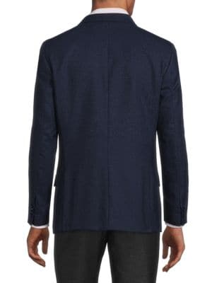 DOUGLAS & GRAHAME
Slim Fit Textured Wool Blazer