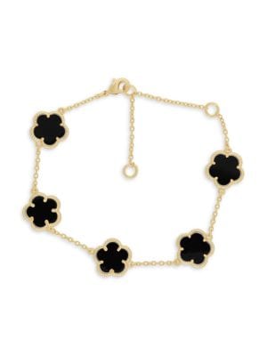 Jan-Kou
3-Piece 14K Goldplated Brass Necklace, Earring & Bracelet Set