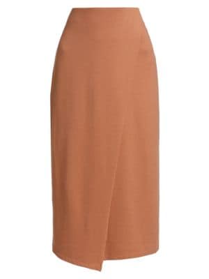 Vince
Stretch Cotton Overlap Skirt