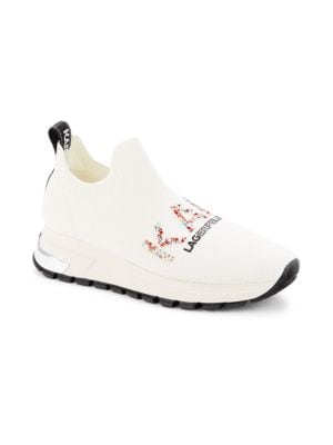 Karl Lagerfeld Paris
Mirren Logo Embellished Slip On Sneakers