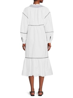 SOMETHING NAVY
Cotton Midi Dress