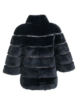 WOLFIE FURS
Made For Generations™ Channel Quilt Shearling Caplete