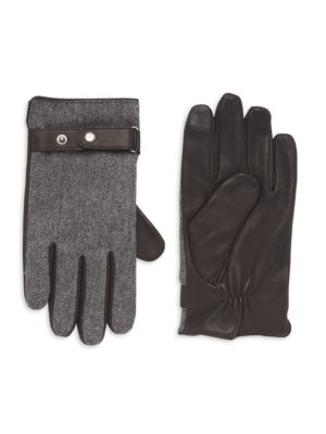 Saks Fifth Avenue
Leather Touch Tech Gloves