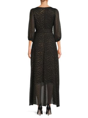 DKNY
Abstract Print Surplice Maxi Dress