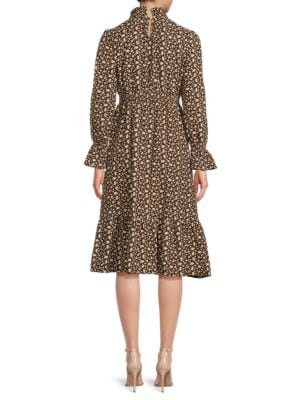 70/21
High Neck Floral Midi Dress