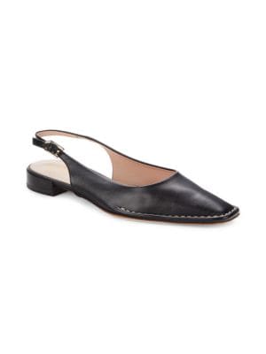 Tod's
Leather Slingback Flats