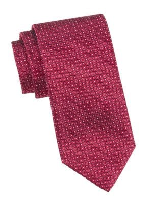 Canali
Antique Floral Print Silk Tie