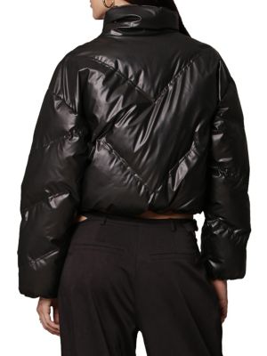 Avec Les Filles
Thermal Puff™ Relaxed Fit Cropped Puffer Jacket