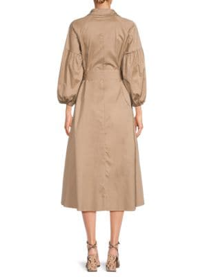 Renee C.
Drop Shoulder Midi Shirt Dress