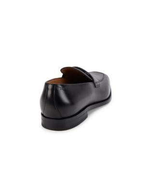 BOSS
Black Lisbon Leather Penny Loafers