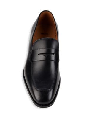 BOSS
Black Lisbon Leather Penny Loafers