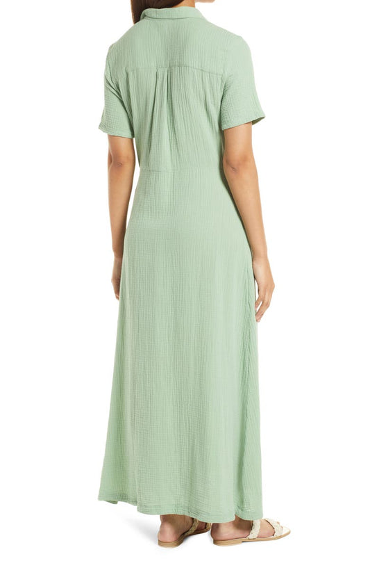 Caslon® Gauze Vacation Shirtdress