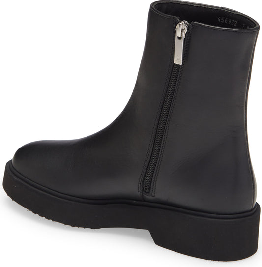 AQUATALIA Maddie Water Resistant Bootie, Alternate, color, BLACK
