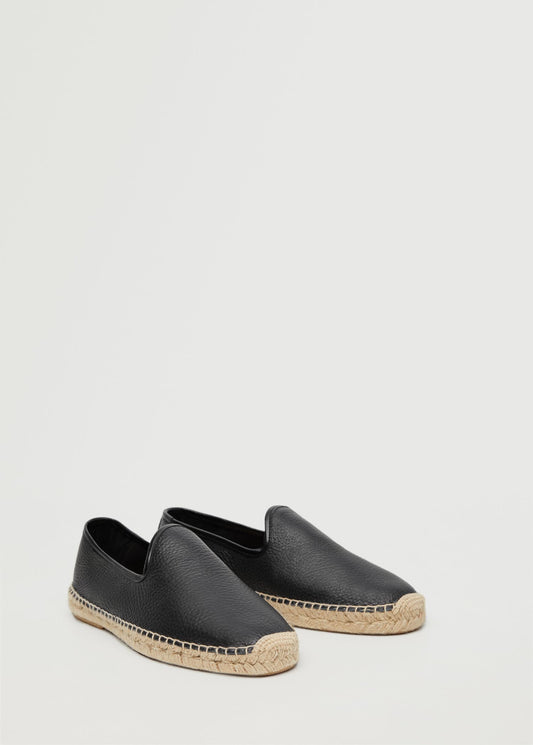 Jute leather espadrilles - Medium plane