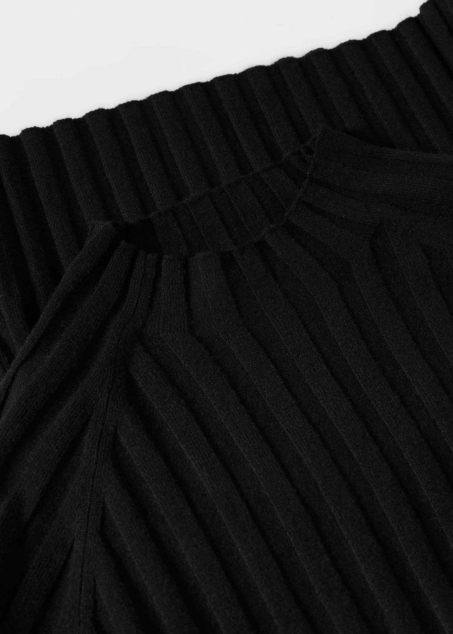 High collar ribbed knit sweater - Details of the article 8