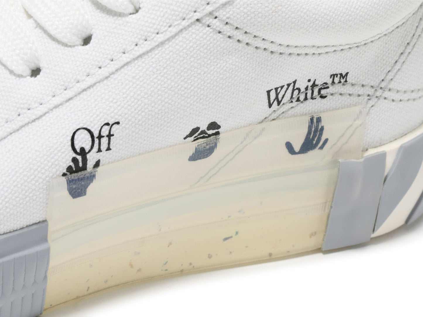 Off-White Low Vulcanized Canvas Sneaker - Women's