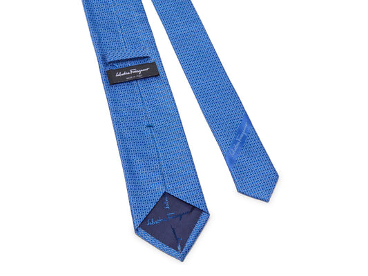 Salvatore Ferragamo Logo Jacquard Tie